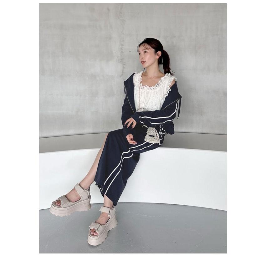 【WEB完売商品】SNIDEL UVカットスウェットタイトスカート UVカットスウェットタイトスカート(ロングスカート)｜スカート｜SNIDEL