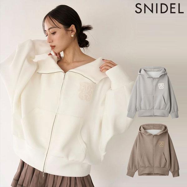 SNIDEL（スナイデル） SALE10%OFF トップス 24秋冬 ボリュームパーカー