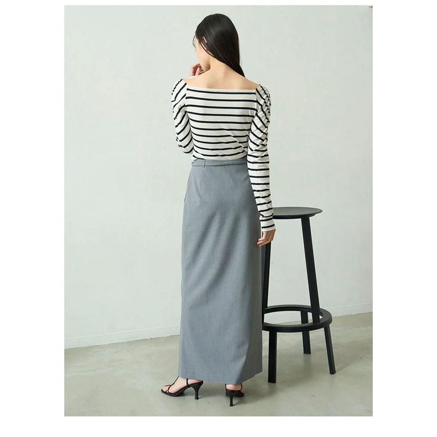 SNIDEL 新作10%OFF スナイデル トップス 25春夏 ギャザー SNIDEL 新作10%OFF スナイデル トップス 25春夏 ギャザー
