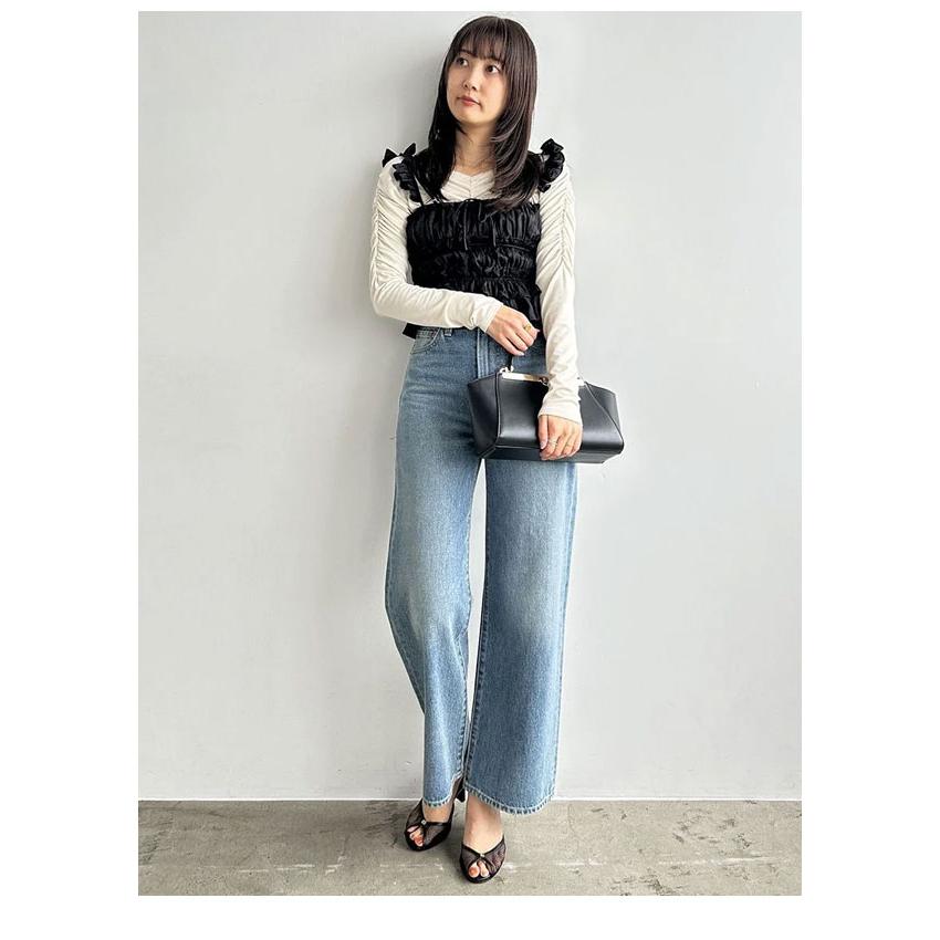 SNIDEL 新作10%OFF スナイデル トップス 25春夏 ギャザー SNIDEL 新作10%OFF スナイデル トップス 25春夏 ギャザー