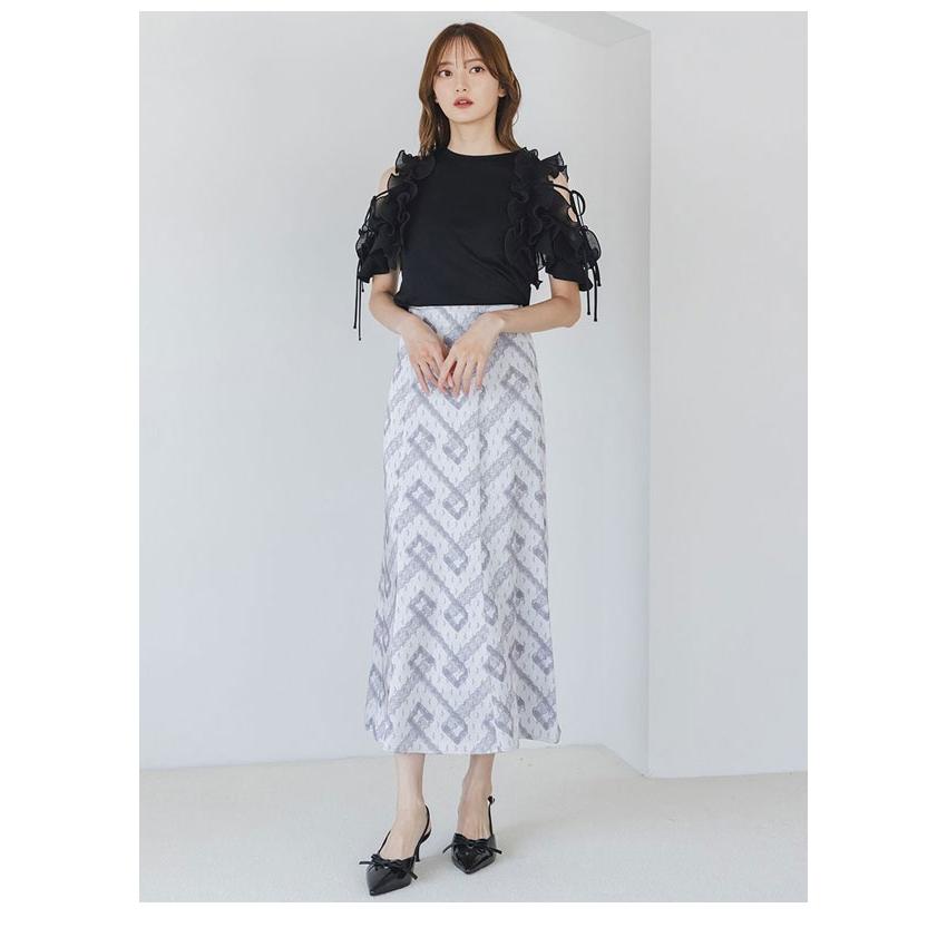 トップス　SNIDEL ピンク　フリル Amazon | [スナイデル] フリルニットトップス SWNT232257