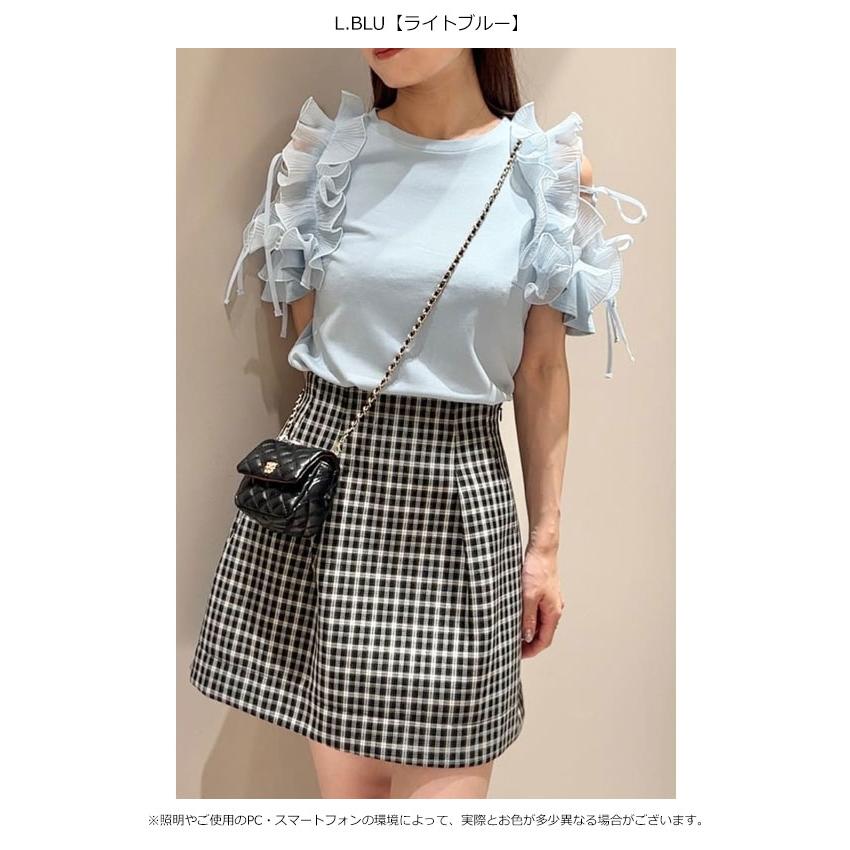 SNIDEL（スナイデル） SALE20%OFF トップス 25秋冬 プリーツフリル