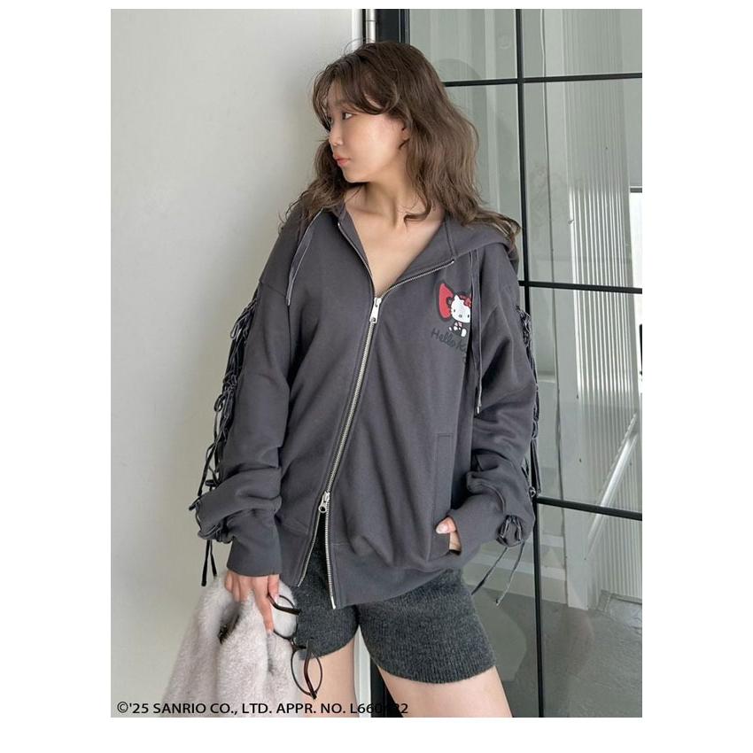 スナイデル　SNIDEL 【HELLO KITTY】レースアップパーカー HELLO KITTY】レースアップパーカー(パーカー)｜トップス｜SNIDEL