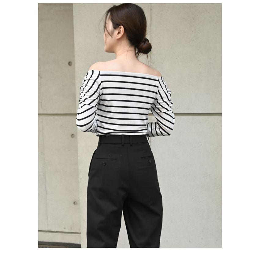 SNIDEL（スナイデル） 新作10%OFF トップス 25秋冬 ギャザーカットプル