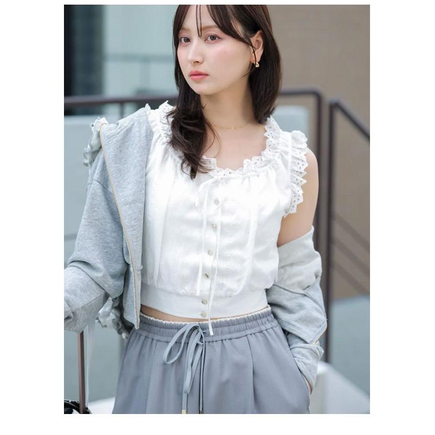 SNIDEL（スナイデル） トップス 26秋冬 【UV/セットアップ対応】フリル