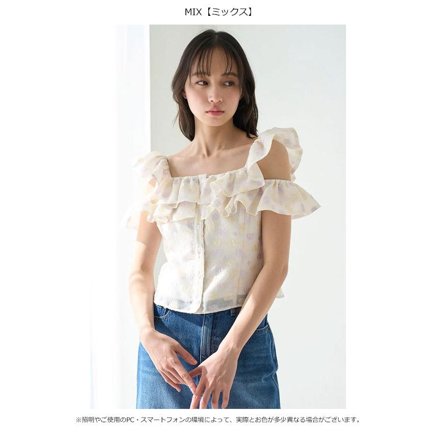 SNIDEL SALE10%OFF スナイデル トップス 25春夏 【BOUQUET OF JOY  