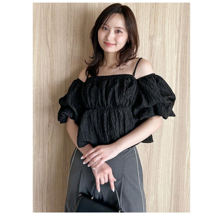 SNIDEL（スナイデル） SALE40%OFF トップス 25秋冬 オフショルフリル