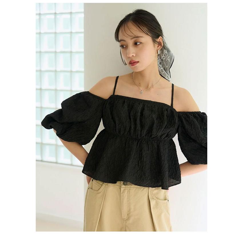 SNIDEL（スナイデル） SALE50%OFF トップス 25秋冬 オフショルフリル