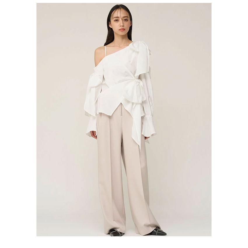 SNIDEL（スナイデル） SALE40%OFF トップス リボンデザインブラウス