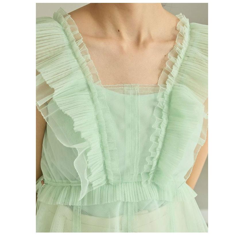 SNIDEL（スナイデル） トップス 26春夏 Sustainableチュールペプラム