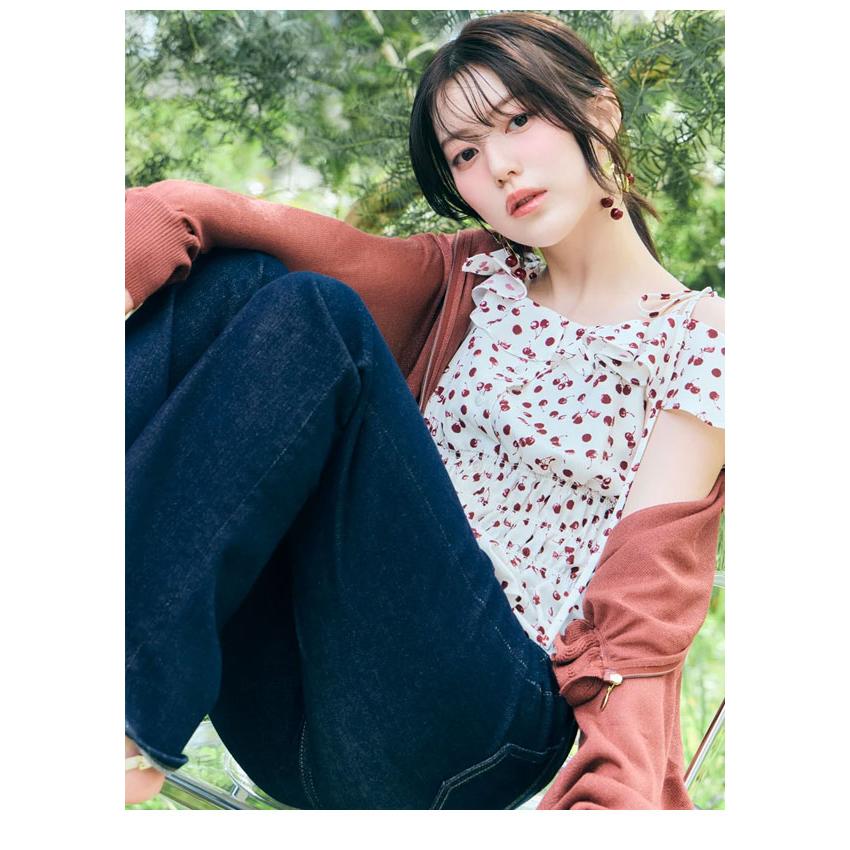 SNIDEL（スナイデル） トップス 26春夏 Sustainableフルーツプリント