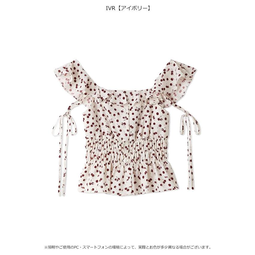 SNIDEL（スナイデル） トップス 26春夏 Sustainableフルーツプリント
