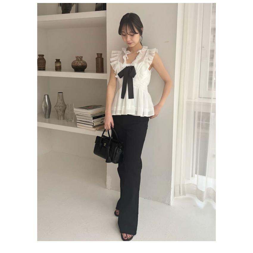 snidel リボン　ブラウス SNIDEL/スナイデル | . ⁡ SNIDEL 2025 SUMMER COLLECTION ⁡ ⁡ NEW