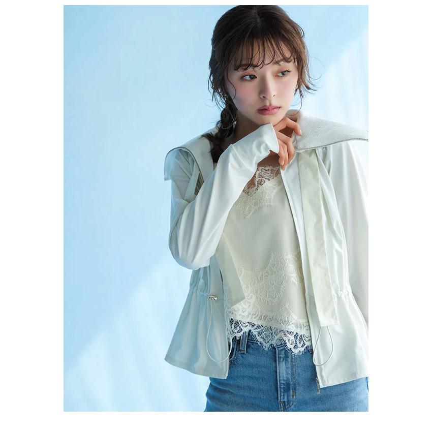 snidel レースロングキャミソール ー夏雪ー SNIDEL（スナイデル）の「レースキャミTOPS（キャミソール）」 - WEAR
