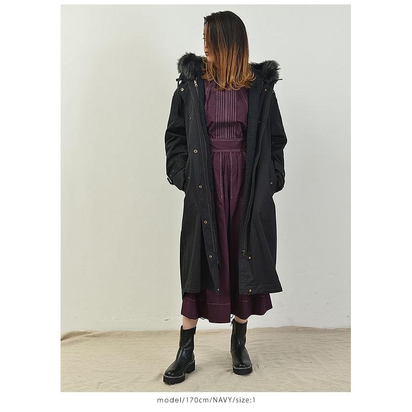 スナイデル Snidel 19秋冬 ダウンインナー2wayモッズコート レディース アウター コート モッズコート ミリタリー ロング フード ライナー付 ファー ボア Swfc バッグ ワンピースのダブルハート 通販 Yahoo ショッピング