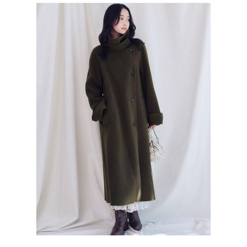 SNIDEL リバーコート スナイデル SNIDEL ロングリバーコート （モカ） -ファッション通販