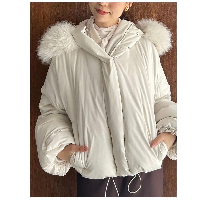 SNIDEL（スナイデル） アウター 25秋冬 西川フードファーショート