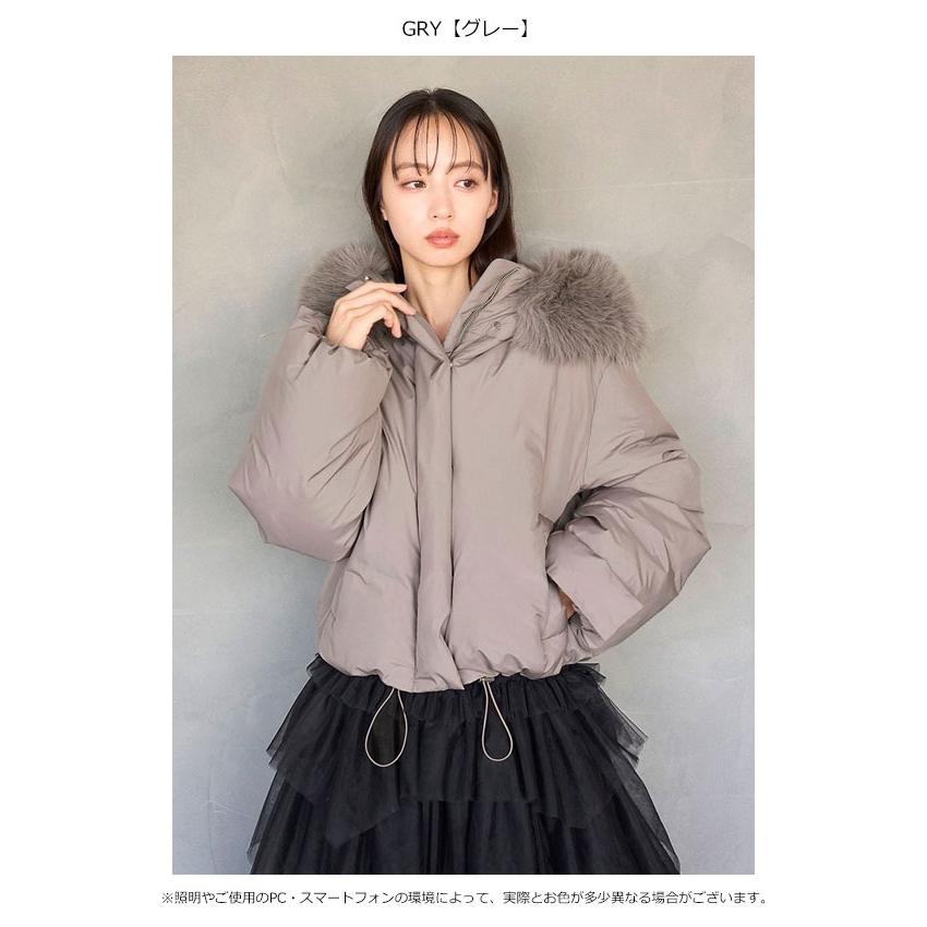 SNIDEL（スナイデル） アウター 25秋冬 西川フードファーショート