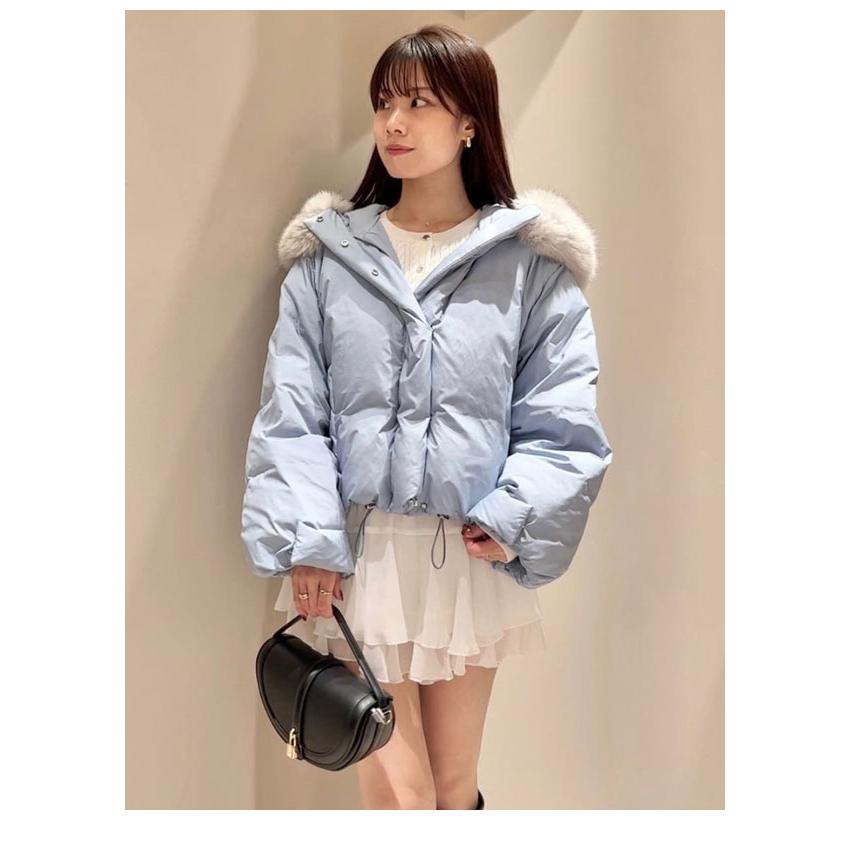 SNIDEL（スナイデル） アウター 25秋冬 西川フードファーショート