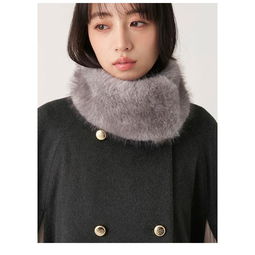 SNIDEL（スナイデル） アウター 26秋冬 ショートケープコート ファー