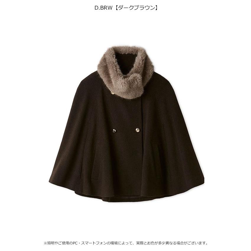 SNIDEL（スナイデル） アウター 26秋冬 ショートケープコート ファー