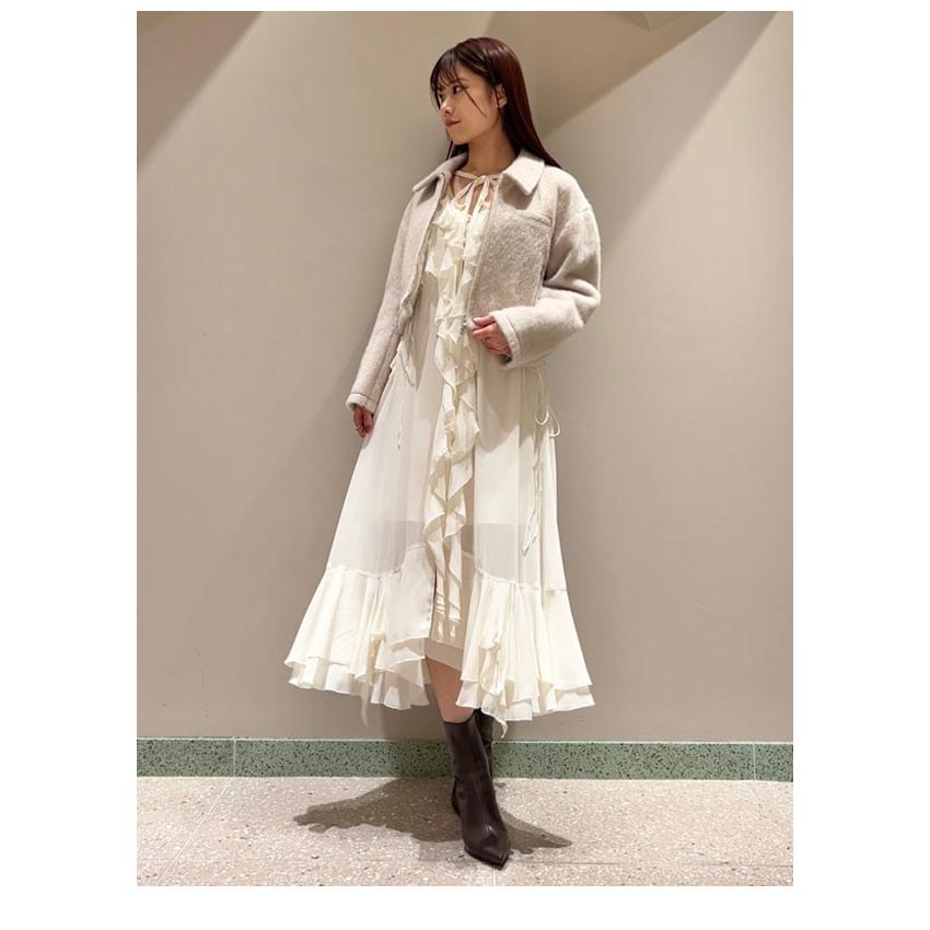 SNIDEL SALE50%OFF スナイデル アウター 24秋冬 シャギー SNIDEL SALE50%OFF スナイデル アウター 24秋冬 シャギー