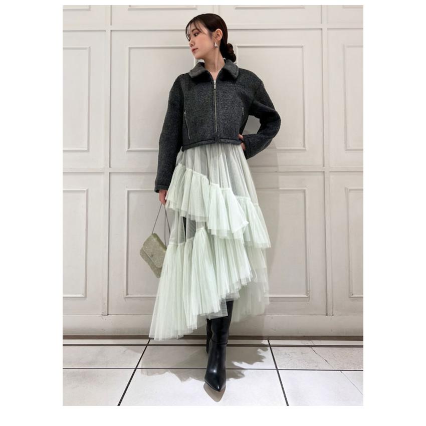 SNIDEL SALE50%OFF スナイデル アウター 24秋冬 シャギー SNIDEL SALE50%OFF スナイデル アウター 24秋冬 シャギー