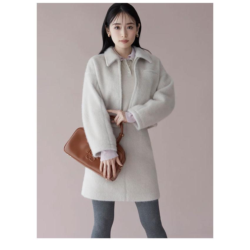 SNIDEL SALE50%OFF スナイデル アウター 24秋冬 シャギー SNIDEL SALE50%OFF スナイデル アウター 24秋冬 シャギー