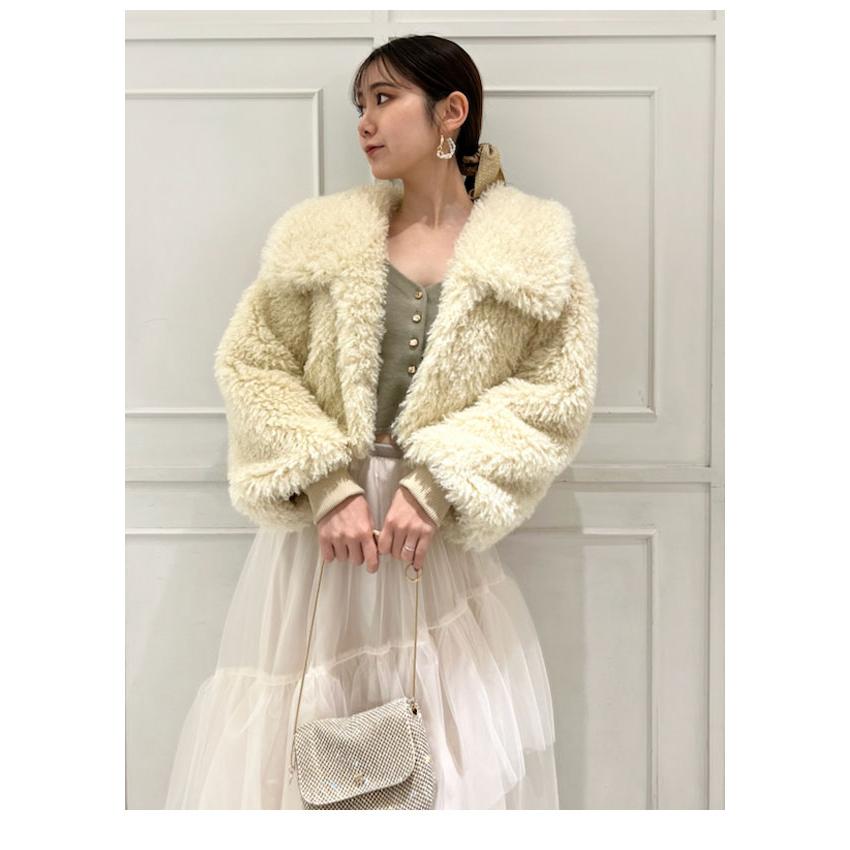SNIDEL SALE50%OFF スナイデル アウター 24秋冬 エコファー SNIDEL SALE50%OFF スナイデル アウター 24秋冬 エコファー