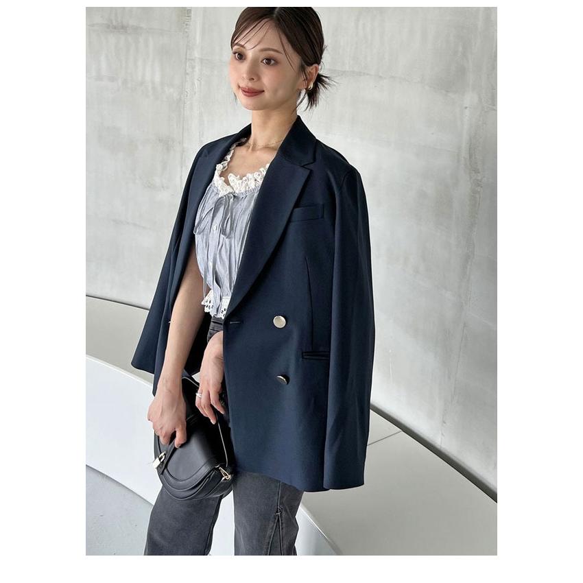 SNIDEL 新作10%OFF スナイデル アウター 25秋冬 Sustainableメタル