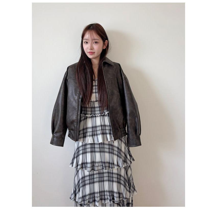 SNIDEL 新作10%OFF スナイデル アウター 25秋冬 バリエブルゾン ミドル