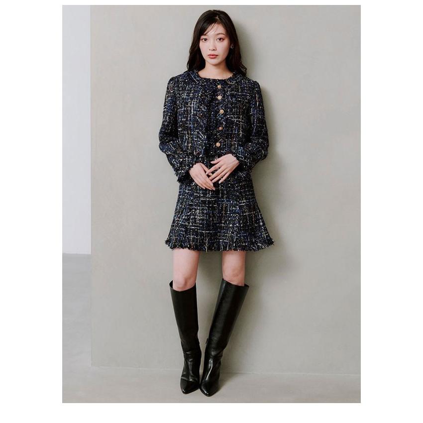 新作新品タグ付き　スナイデル♡ ツイードジャケット SNIDEL 新作10%OFF スナイデル アウター 25秋冬 ツイード