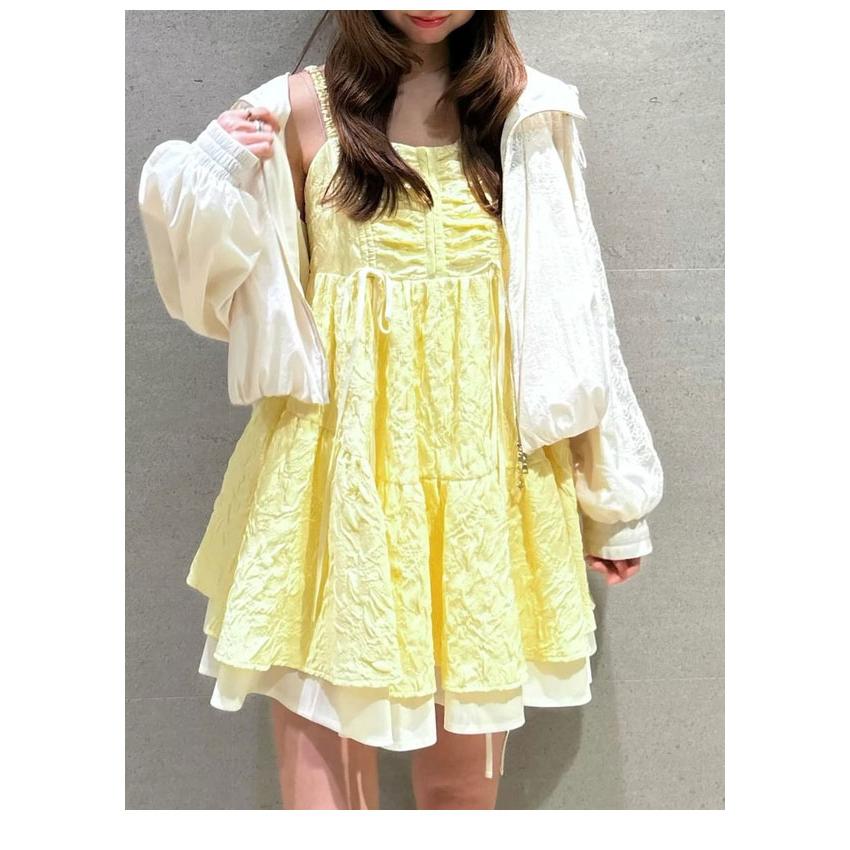 新作新品タグ付き　スナイデル♡Chacottコラボナイロンレースブルゾン Chacott】コラボナイロンレースブルゾン(ブルゾン)｜アウター｜SNIDEL