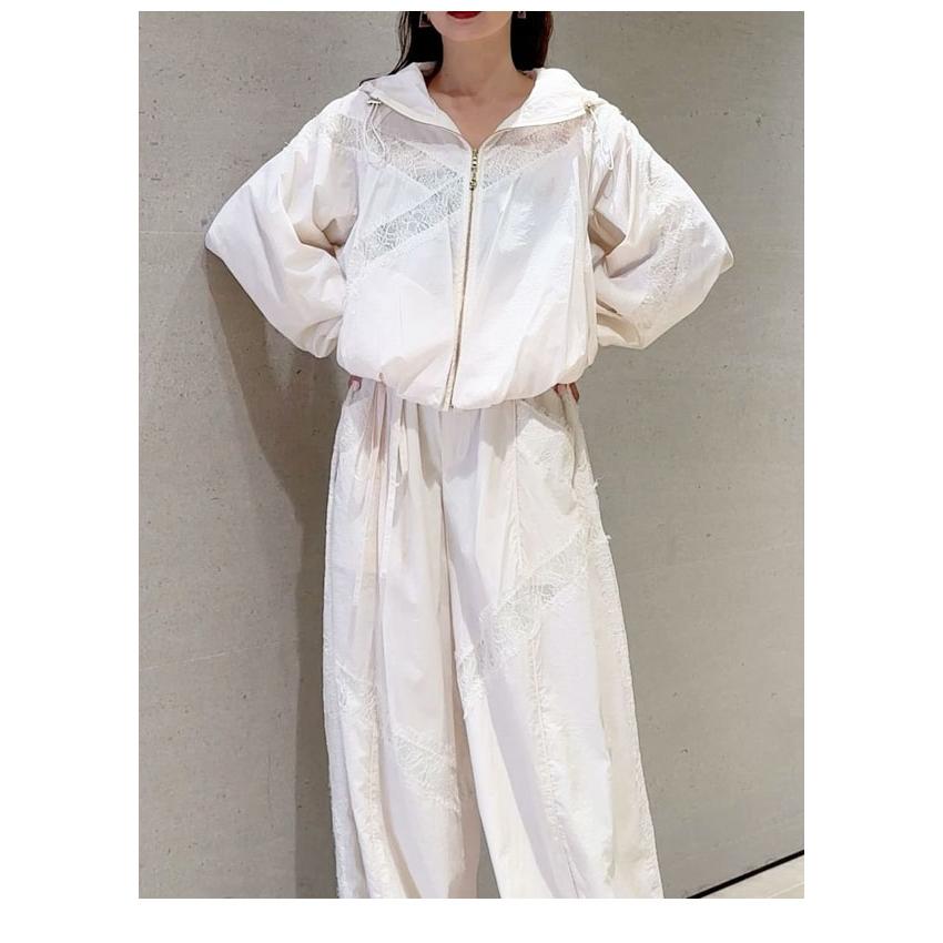 SNIDEL スナイデル　Chacottチャコット　コラボナイロンレースブルゾン Chacott】コラボナイロンレースブルゾン(ブルゾン)｜アウター｜SNIDEL