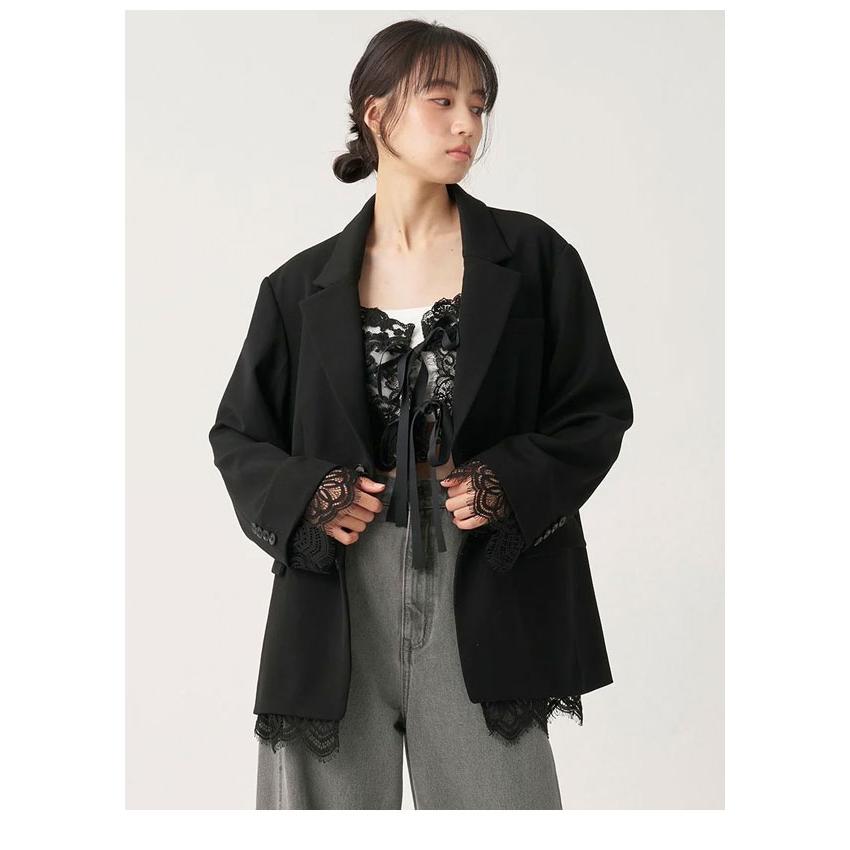 SNIDEL（スナイデル） アウター 26秋冬 レースレイヤードジャケット