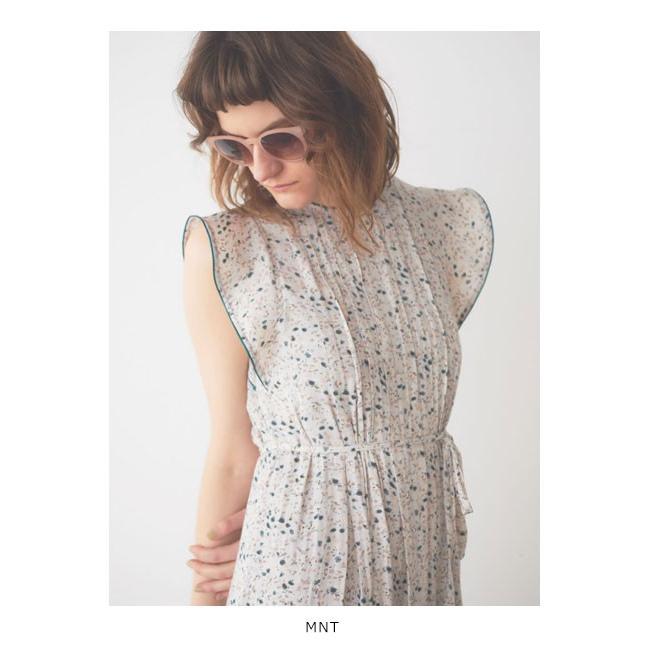 スナイデル Snidel 春夏 ランダムドットワンピース レディース ワンピース ロング丈 マキシ丈 ノースリーブ Aライン 花柄 ドット オケージョン Swfo1041 バッグ ワンピースのダブルハート 通販 Yahoo ショッピング