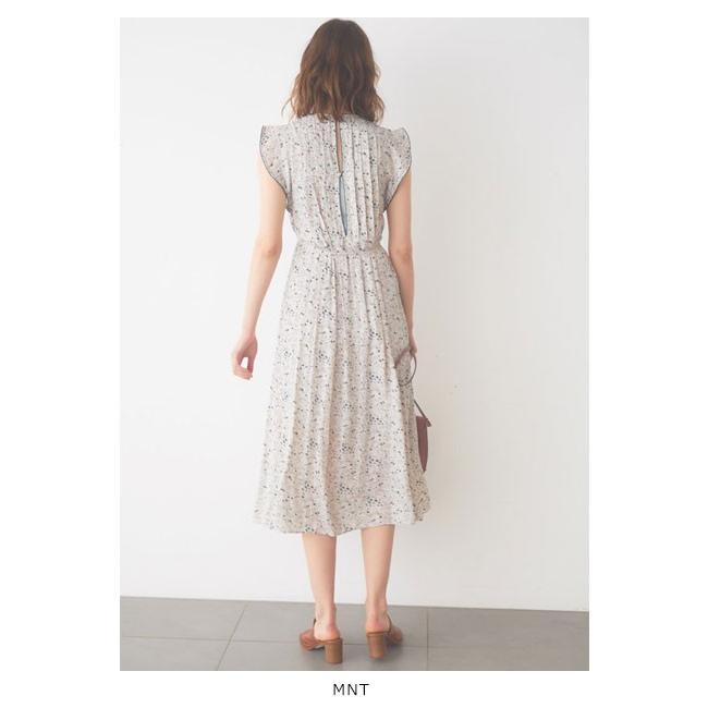 スナイデル Snidel 春夏 ランダムドットワンピース レディース ワンピース ロング丈 マキシ丈 ノースリーブ Aライン 花柄 ドット オケージョン Swfo1041 バッグ ワンピースのダブルハート 通販 Yahoo ショッピング