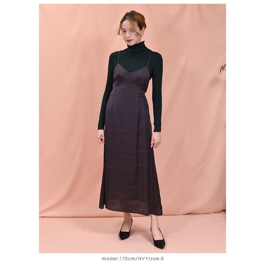 スナイデル Snidel 春夏 サテンキャミレイヤードワンピース レディース ワンピース ロング丈 ロングワンピース ノースリーブ Vネック サテン Swfo1164 バッグ ワンピースのダブルハート 通販 Yahoo ショッピング