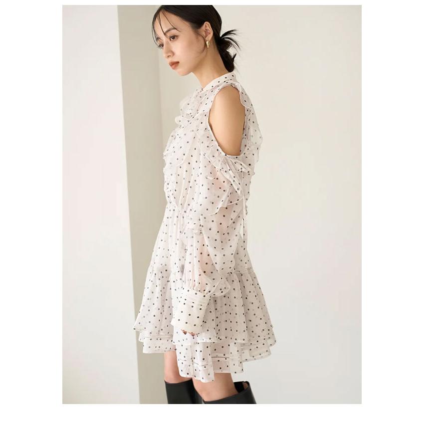 SNIDEL SALE50%OFF スナイデル ワンピース 24秋冬 フリル SNIDEL SALE50%OFF スナイデル ワンピース 24秋冬 フリル