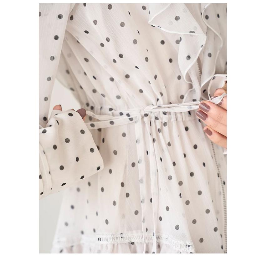 SALE10%OFF】 【即納】 スナイデル SNIDEL ワンピース 24秋冬 フリル  