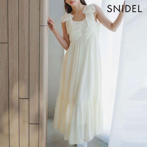 SNIDEL（スナイデル） SALE30%OFF ワンピース 25春夏 リボンティアード