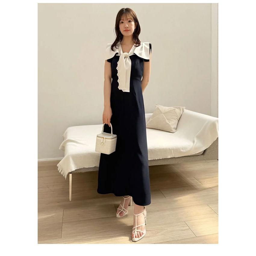 SNIDEL 新作10%OFF スナイデル ワンピース 25春夏 セーラー