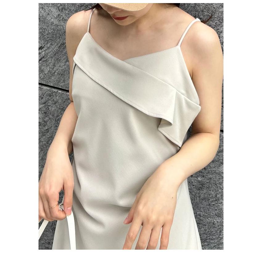 SNIDEL / デザインキャミワンピ/ノースリーブワンピース/0/ポリエステル/ベージュ/swfo252073 SNIDEL（スナイデル） SALE30% OFFスナイデル ワンピース 25春夏