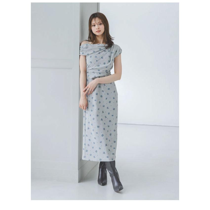 SNIDEL（スナイデル） SALE40%OFF ワンピース 25秋冬 フラワープリント