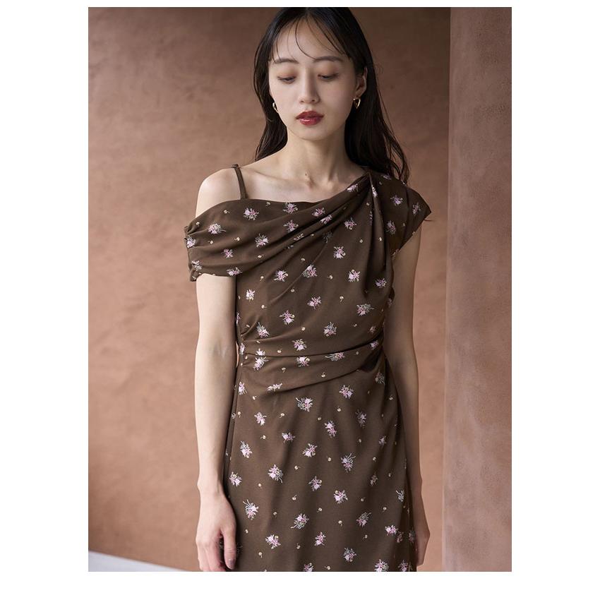 SNIDEL（スナイデル） SALE40%OFF ワンピース 25秋冬 フラワープリント