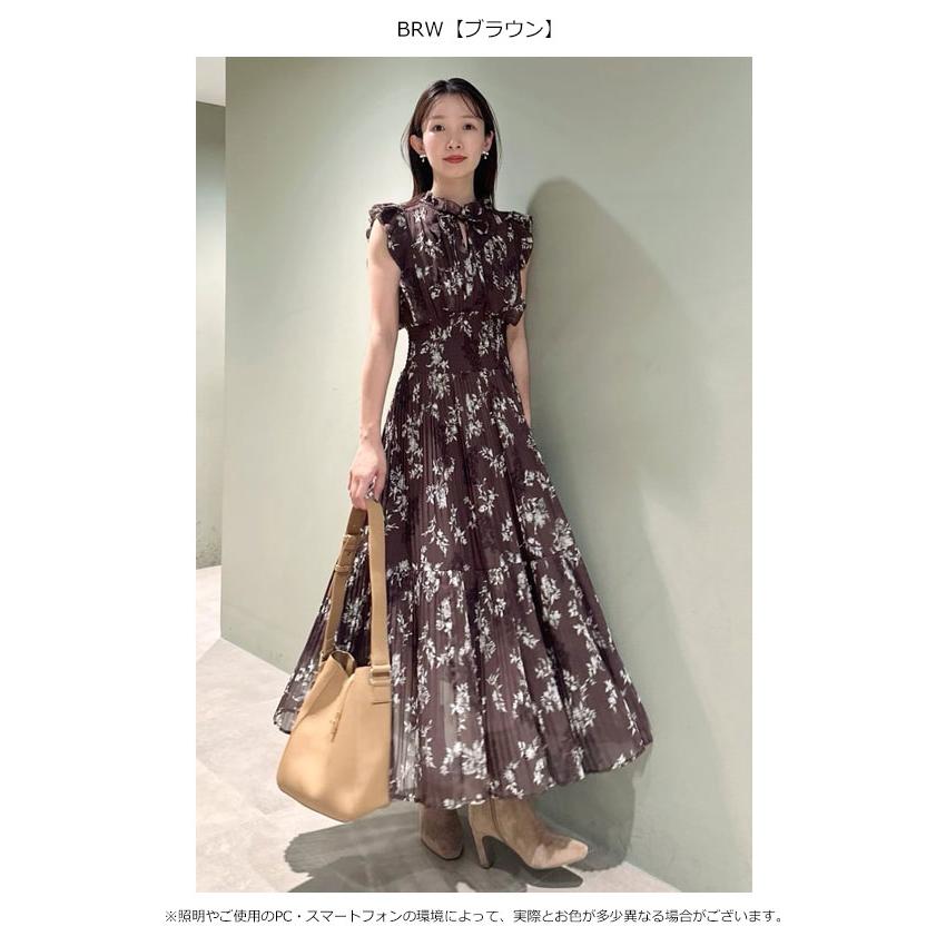 SNIDEL プリントプリーツシャーリングワンピース SNIDEL｜【00サイズあり】プリントプリーツシャーリングワンピース