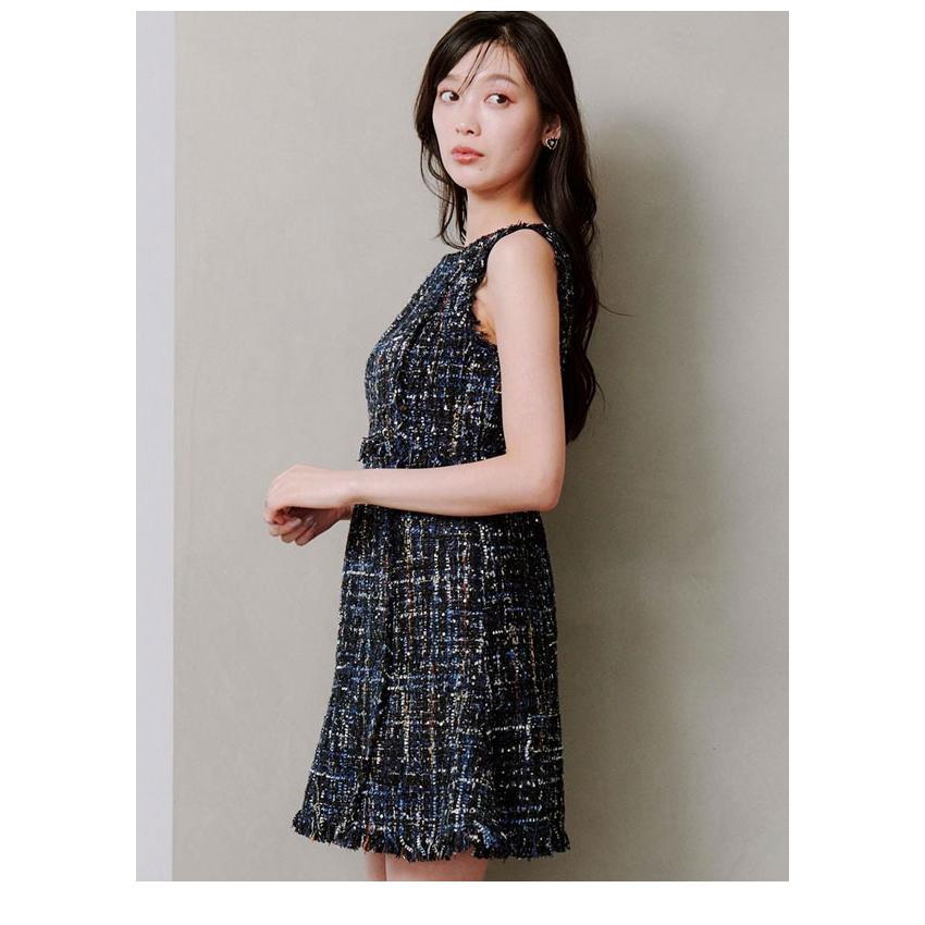 SNIDEL（スナイデル） SALE30%OFF ワンピース 25秋冬 ツイードミニ