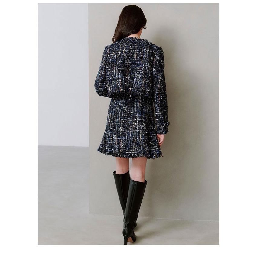 SNIDEL（スナイデル） SALE30%OFF ワンピース 25秋冬 ツイードミニ