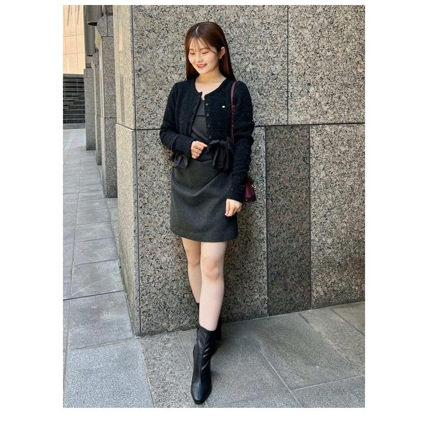 SNIDEL（スナイデル） SALE50%OFF ワンピース 25秋冬 ウールベアミニ