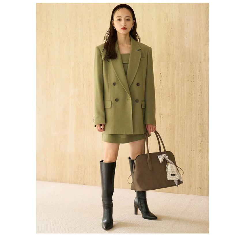 SNIDEL（スナイデル） SALE50%OFF ワンピース 25秋冬 ウールベアミニ